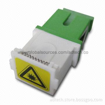 SC/APC Fiber-optic Adapter with Dust Cover